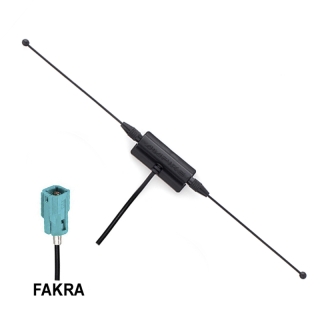 AMPIRE ANT 400 DAB+/DVB-T2 Aktiv-Antenne mit 20dB Verstärkung, FAKRA-Buchse
