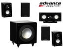 Advance Acoustic HTS 1000 Schwarz - 5.1 Kanal...