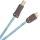 Supra Cables Excalibur  | USB Kabel 2.0 A-B  | 2,0 m | Eis Blau