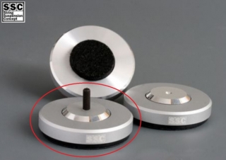 SSC Netpoint 200 Silber Set (4Stück) Pucks mit Gewindeset |Auspackware, sehr gut