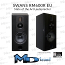 SWAN RM600R Schwarz Pianolack 3-Wege Regallautsprecher...