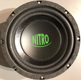 Nitro B08X 8 Zoll Subwooferchassis mit 300 Watt auf 4 Ohm UVP war 149 € | Auspackware, sehr gut
