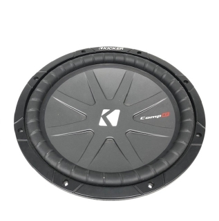 Kicker CompR12 40CWR122 - 12 Zoll Subwoofer mit zwei 2-Ohm-Schwingspulen | Aussteller, sehr gut