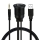 Ampire XUX060 USB-A 2.0/AUX Einbaubuchse, 3.5mm Klinke, 60cm NEU