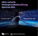 HISENSE 100U7KQ  254 cm, 100 Zoll 4K Mini LED ULED® TV | Neuware