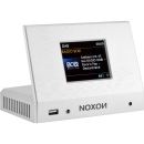 NOXON A110+ Internetradio, Digital Radio, DAB+, DAB, Internet Radio, Silber