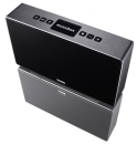 Canton musicbox S, Schwarz Lack Seidenmatt - portabler Bluetooth Lautsprecher I Auspackware, sehr gut