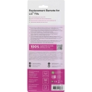 LG 2.0 OneForAll URC 4911 Ersatzfernbedienung für LG TV Schwarz