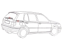 SIGNAT ACP VW GOLF III - 3-Wege Kompo-System für Golf 3 | sehr gut