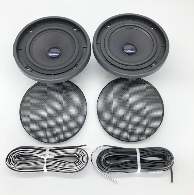 MB Quart QS75 Coppia Di Midrange 75 Mm Per Auto - 4 Ohm Con Crossover E Griglie - Potenza 60/120 Watt