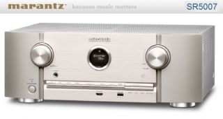 Marantz SR5007 SIlber/Gold - Netzwerkfähiger 7.2 Kanal AV REceiver