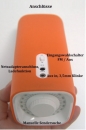 Sonoro cuboGo Farbe Schwarz / Orange - Portables...