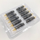 QED Reference Phono Plug RF3MB - RCA-Stecker Schwarz, 10er Set | Neu