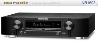 Marantz NR1603 Schwarz - Lifestyle AV-Receiver mit Netzwerk