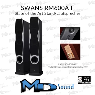 Swan RM600A F Schwarz Pianolack 3-Wege Standlautsprecher, Stückpreis