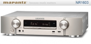 Marantz NR1603 Silber/Gold - Lifestyle AV-Receiver mit Netzwerk