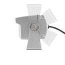 AMPIRE KC203-SIL Rückfahrkamera (CVBS), Silbergrau, Aufbau, 70°, gespiegelt, 10m