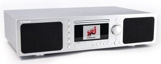 AUDIOBLOCK Block BB-200 Silber Blu-ray Internet-Receiver Streaming Bluetooth | Auspackware, wie neu