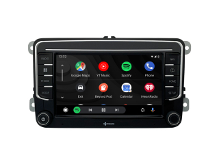 Dynavin D9-V7 Premium Android Autoradio für VW ab 2003 z.B. Golf 5 mit 4 x 100W Class-D Verstärker, 7 Zoll Display (hochauflösend), Inkl. Head-up-Display, Apple CarPlay und Android Auto