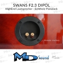 Swan F2.3 Rear Dipol HighEnd Lautsprecher - Echtholz Pianolack - Paarpreis