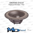 Swan D10.8 HighEnd Mid-Bass/Mitteltieftöner- Paarpreis