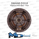 Swan D10.8 HighEnd Mid-Bass/Mitteltieftöner- Paarpreis