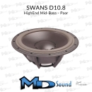 Swan D10.8 HighEnd Mid-Bass/Mitteltieftöner- Paarpreis