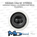 Swan VX6-SC Stereo, 6,5" HighEnd Inwall-Lautsprecher...