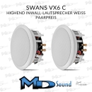 Swan VX6-C Stereo, 6,5" HighEnd Inwall-Lautsprecher...