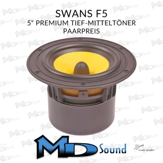 Swan F5 5" premium Tief-Mitteltöner - Paarpreis