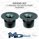 Swan W5 5" Tiefmitteltöner - Paarpreis | Neu