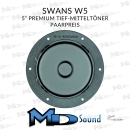 Swan W5 5" Tiefmitteltöner - Paarpreis | Neu