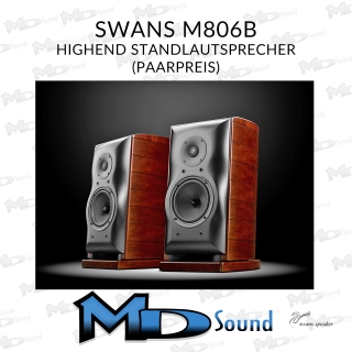 Swan M806B HighEnd Standlautsprecher in edlem Echtholz - Paarpreis