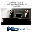 Swan T200B 2-Wege-Multimedia Monitor - Paarpreis | Neu