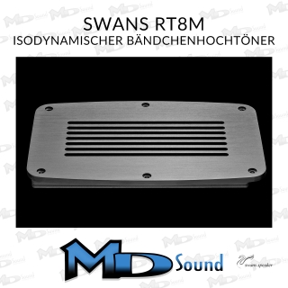 Swan RT8M - isodynamischer Bändchenhochtöner in schwarz - Stückpreis