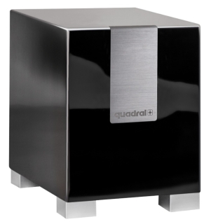 QUADRAL QUBE CS10 AKTIV Schwarz HG Aktiv-Subwoofer, downfire | Auspackware, wie neu