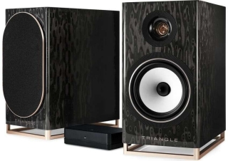 Triangle Capella - Aktiv HighEnd Regallautsprcher Black Star Paar | Neu