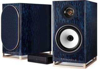 Triangle Capella - Aktiv HighEnd Regallautsprcher Astral Blue Paar | Neu