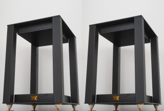 WHARFEDALE Linton 85th Stands Black Oak  für Linton Paar | Aussteller, siehe Fotos