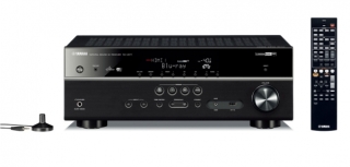Yamaha RX-V577 Schwarz - 7.2-Kanal Netzwerk AV-Receiver mit Wi-Fi und aktuellen Features wie AirPlay®, Musik Streaming Services, HTC Connect™, AV Controller-App und Wireless Direct
