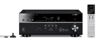 Yamaha RX-V677 Schwarz - 7.2-Kanal Netzwerk AV-Receiver mit eingebautem Wi-Fi, 4K Upscaling, sowie AirPlay® und HTC Connect™