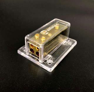 Alfatec hochwertiger Strom-/Masseverteiler mit 1x20 mm² + 4x10 mm²