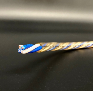 Zealum ZK2.5HLX4 - 4x2,5 mm² Twisted Lautsprecherkabel, OFC | Preis pro Meter