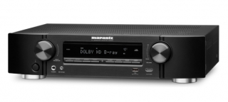 Marantz NR1605, Schwarz - 7-Kanal Netzwerk-AV-Receiver mit WLAN und Bluetooth