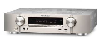 Marantz NR1605, Silber-Gold - 7-Kanal Netzwerk-AV-Receiver mit WLAN und Bluetooth