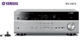 Yamaha RX-V673 Titanium - Netzwerkfähiger 7.2-Kanal AV-Receiver