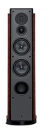 Swan M6005 Standlautsprecher in schwarz mit edlem Echtholz - Paarpreis