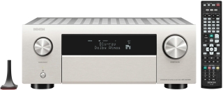 DENON AVC-X4700H Silber 9.2 8K AV-Verstärker 3D-Audi HEOS Sprachsteuerung | Auspackware,wie neu