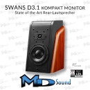 SWAN D3.1 Kompakt Monitor - Palisander -...
