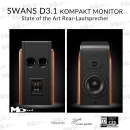 SWAN D3.1 Kompakt Monitor - Palisander -...